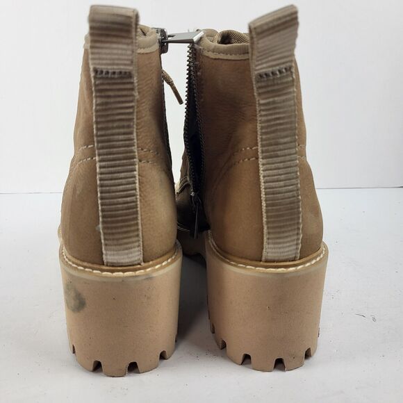 Dolce Vita Huey Hiker in Mushroom Nubuck combat lug sole bootie 6.5 - Picture 6 of 14
